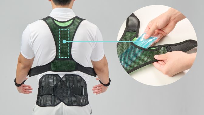 コルセット併用可能・暑さ対策