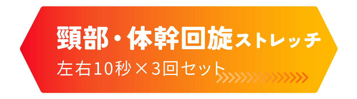 頸部・体幹回旋ストレッチ